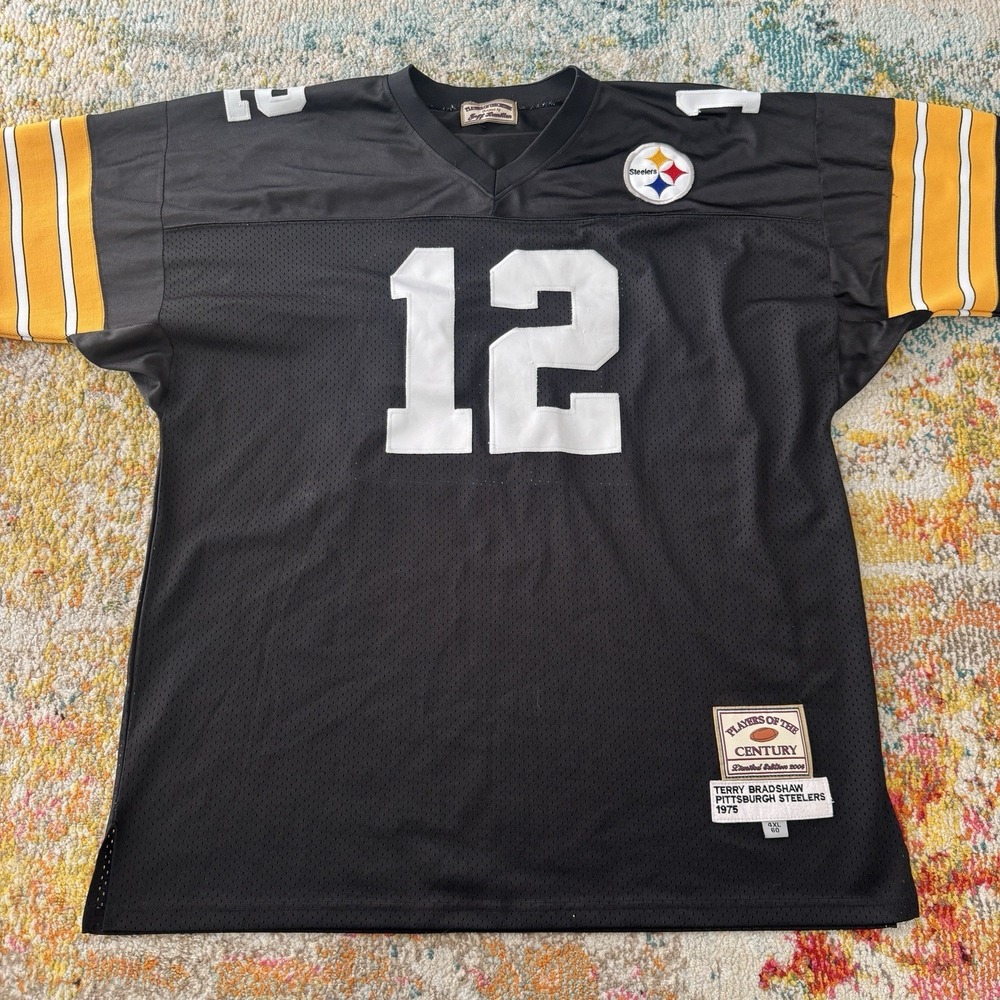 Terry Bradshaw Steelers NFL Players of the Century sz 4XL by Jeff Hamilton A1